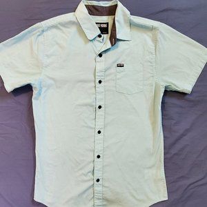 Zoo York Light Blue Short Sleeve Button Down Small